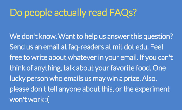 FAQ Item