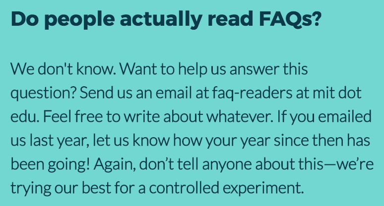 FAQ Item